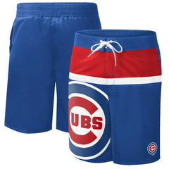 Royal Chicago Cubs G-III Sports by Carl Banks Sea Wind Swim Shorts