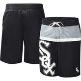 Black Chicago White Sox G-III Sports by Carl Banks Sea Wind Swim Shorts