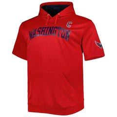 NHL Alexander Ovechkin Washington Capitals Fanatics Big & Tall Captain Patch Name & Number Pullover Hoodie