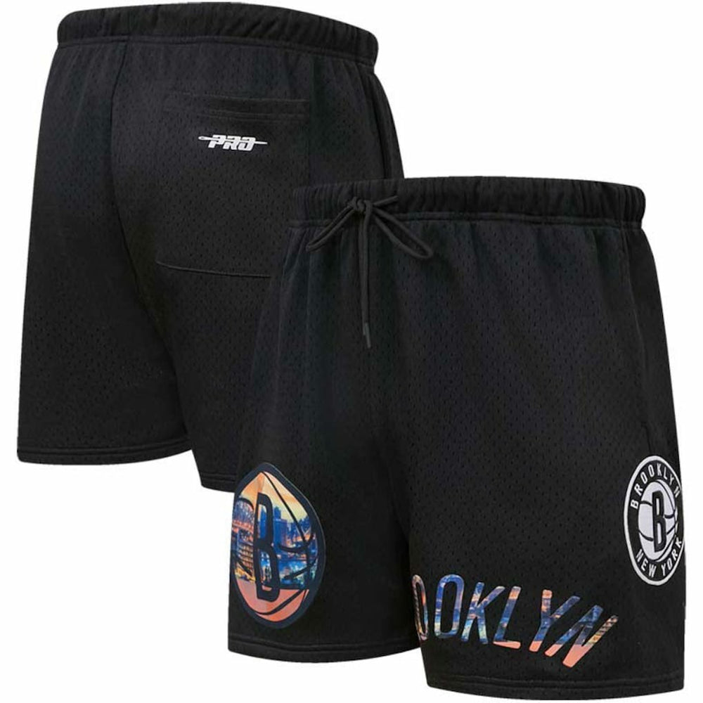 Brooklyn Nets Pro Standard City Scape Mesh Shorts