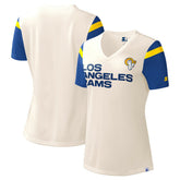 Starter Women's Kick Start V-Neck T-Shirt - Los Angeles Rams T-shirts