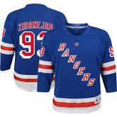 NHL Mika Zibanejad New York Rangers Youth Home Replica Player Jersey