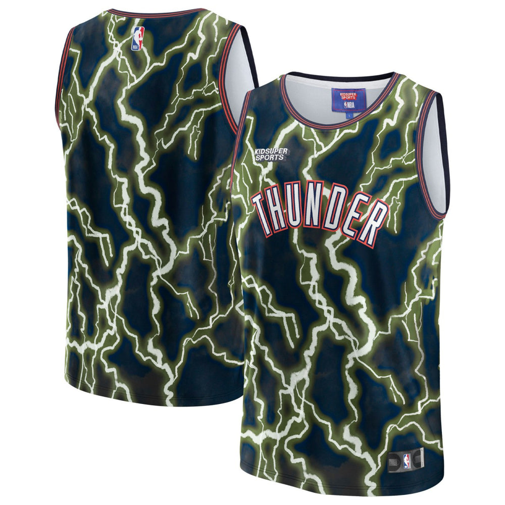 Fanatics Oklahoma City Thunder NBA & KidSuper Studios Unisex Hometown Jersey