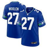 Tariq Woolen Throwback Player Game Jersey - Seattle Seahawks Jerseys