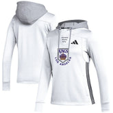 NHL Los Angeles Kings adidas Women's Refresh Skate Lace AEROREADY Pullover Hoodie