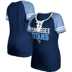 Women's Raglan Lace-Up T-Shirt - Tennessee Titans T-shirts