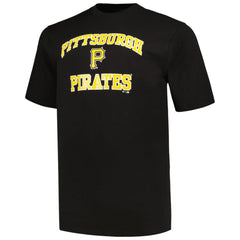 Black/Heather Gray Pittsburgh Pirates Profile Big & Tall T-Shirt Combo Pack