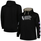Black Chicago White Sox Big & Tall Fleece Pullover Hoodie
