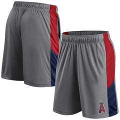 Gray/Navy Los Angeles Angels Profile Team Shorts