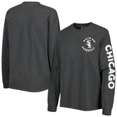 Black Chicago White Sox Soft as a Grape Women's Team Pigment Dye Long Sleeve T-Shirt