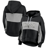 Black Chicago White Sox Fanatics Women's Filled Stat Sheet Pullover Hoodie