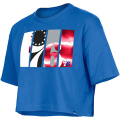 New Era Philadelphia 76ers Women's Cropped T-Shirt