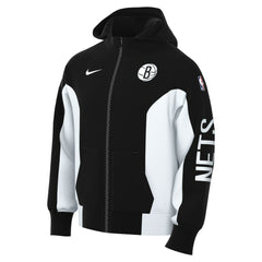 Nike Brooklyn Nets 2023/24 Authentic Showtime Full-Zip Hoodie