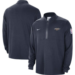 Nike New Orleans Pelicans Authentic Performance Half-Zip Jacket