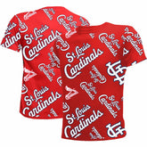 Red St. Louis Cardinals Stitches Youth Allover Team T-Shirt