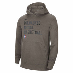 Nike Milwaukee Bucks Unisex 2023/24 Performance Spotlight On-Court Practice Pullover Hoodie
