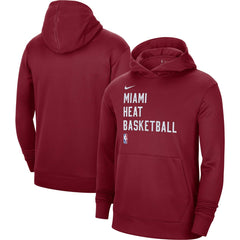 Nike Miami Heat Unisex 2023/24 Performance Spotlight On-Court Practice Pullover Hoodie