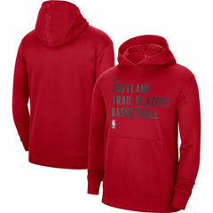Nike Portland Trail Blazers Unisex 2023/24 Performance Spotlight On-Court Practice Pullover Hoodie