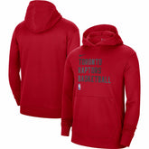 Nike Toronto Raptors Unisex 2023/24 Performance Spotlight On-Court Practice Pullover Hoodie