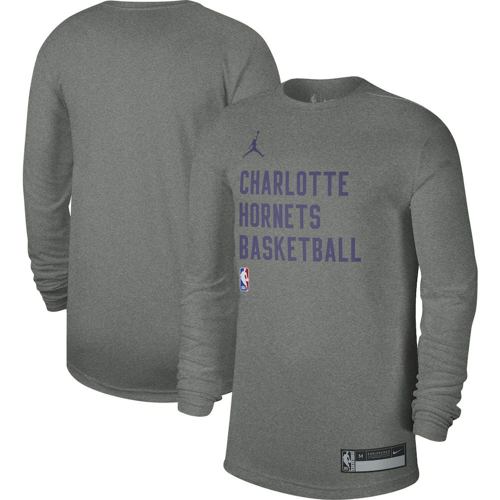 Charlotte Hornets Jordan Brand Unisex 2023/24 Legend On-Court Practice Long Sleeve T-Shirt