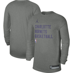 Charlotte Hornets Jordan Brand Unisex 2023/24 Legend On-Court Practice Long Sleeve T-Shirt