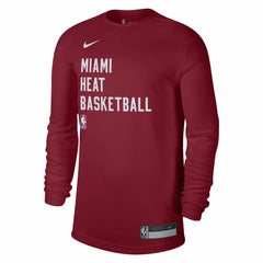 Nike Miami Heat Unisex 2023/24 Legend On-Court Practice Long Sleeve T-Shirt