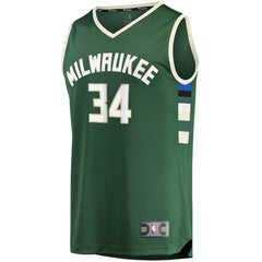 Fanatics Giannis Antetokounmpo Milwaukee Bucks Big & Tall Fast Break Player Jersey