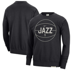 Nike Utah Jazz 2023/24 Authentic Standard Issue Travel Performance Pullover Sweatshirt