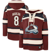 NHL Cale Makar Colorado Avalanche '47 Player Name & Number Lacer Pullover Hoodie