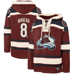 NHL Cale Makar Colorado Avalanche '47 Player Name & Number Lacer Pullover Hoodie