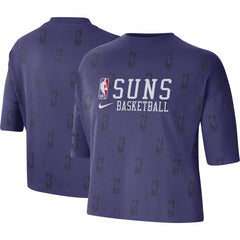 Nike Phoenix Suns Women's Allover NBA Logo Boxy T-Shirt