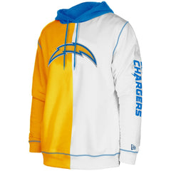 Third Down Split Raglan Pullover Hoodie - Los Angeles Chargers Hoodies