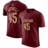 Nike Donovan Mitchell Cleveland Cavaliers Icon 2022/23 Name & Number T-Shirt sale