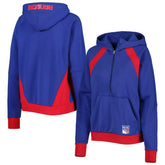 NHL New York Rangers Starter Women's Wishbone Half-Zip Hoodie