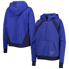 NHL St. Louis Blues Starter Women's Wishbone Half-Zip Hoodie