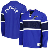 NHL St. Louis Blues Tommy Hilfiger Walter Lace-Up Long Sleeve Top