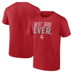 Houston Rockets Best Dad Ever Logo T-Shirt