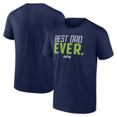 Best Dad Ever Team T-Shirt - Seattle Seahawks T-shirts
