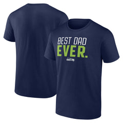 Best Dad Ever Team T-Shirt - Seattle Seahawks T-shirts