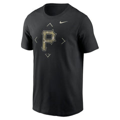 Black Pittsburgh Pirates Nike Camo Logo T-Shirt