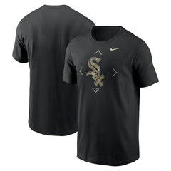 Black Chicago White Sox Nike Camo Logo T-Shirt