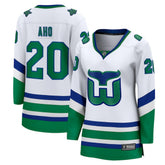 NHL Sebastian Aho Carolina Hurricanes Fanatics Women's Throwback Breakaway Jersey