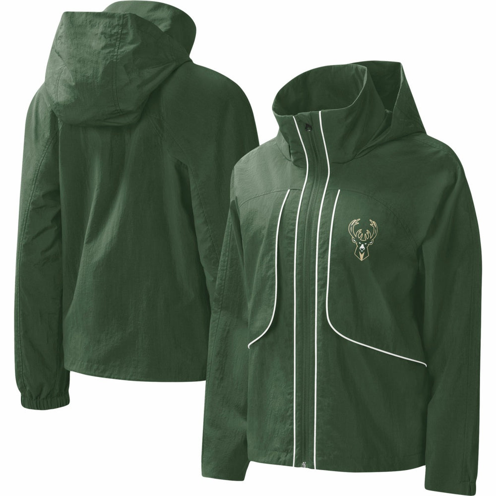 Milwaukee Bucks G-III 4Her by Carl Banks Women's Last Shot Full-Zip Hoodie