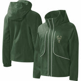 Milwaukee Bucks G-III 4Her by Carl Banks Women's Last Shot Full-Zip Hoodie