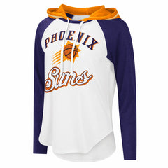 Phoenix Suns G-III 4Her by Carl Banks Women's MVP Raglan Hoodie Long Sleeve T-Shirt