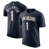 Nike Zion Williamson New Orleans Pelicans Icon 2022/23 Name & Number T-Shirt