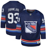 NHL Mika Zibanejad New York Rangers Youth Alternate Premier Player Jersey