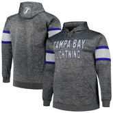 NHL Tampa Bay Lightning Big & Tall Stripe Pullover Hoodie