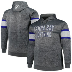 NHL Tampa Bay Lightning Big & Tall Stripe Pullover Hoodie