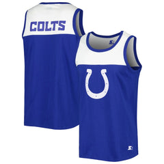 Starter Logo Touchdown Fashion Tank Top - Indianapolis Colts Tops